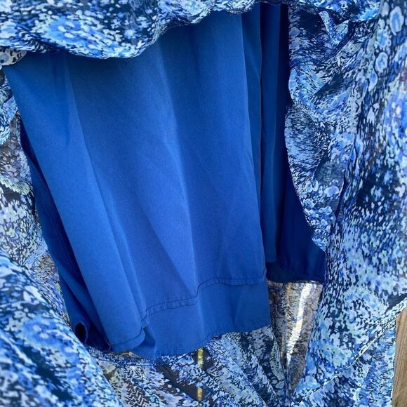 Joie Dress Blue Lightweight Lined Flowy Long Sleeve Women’s Plus Size XXL FLAW - Picture 7 of 11